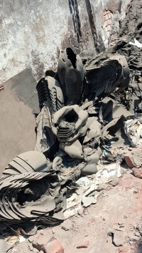 fire-affected-plastic-scrap